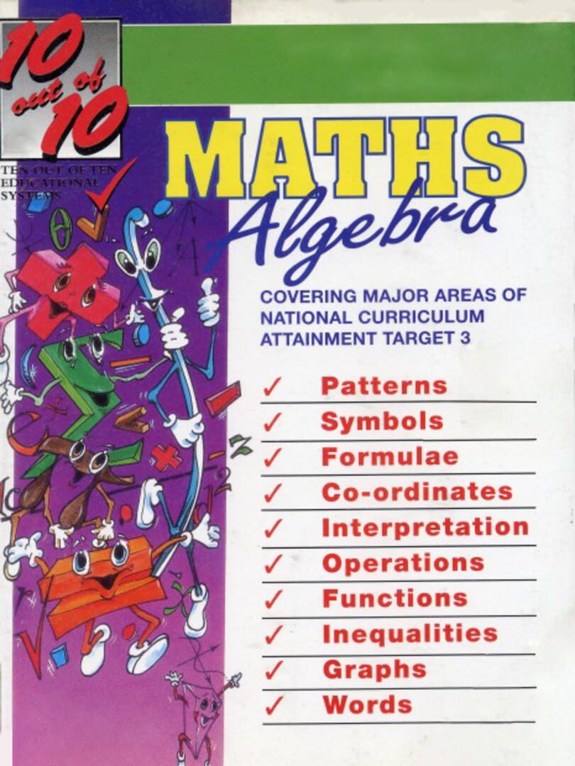10 out of 10: Maths Algebra