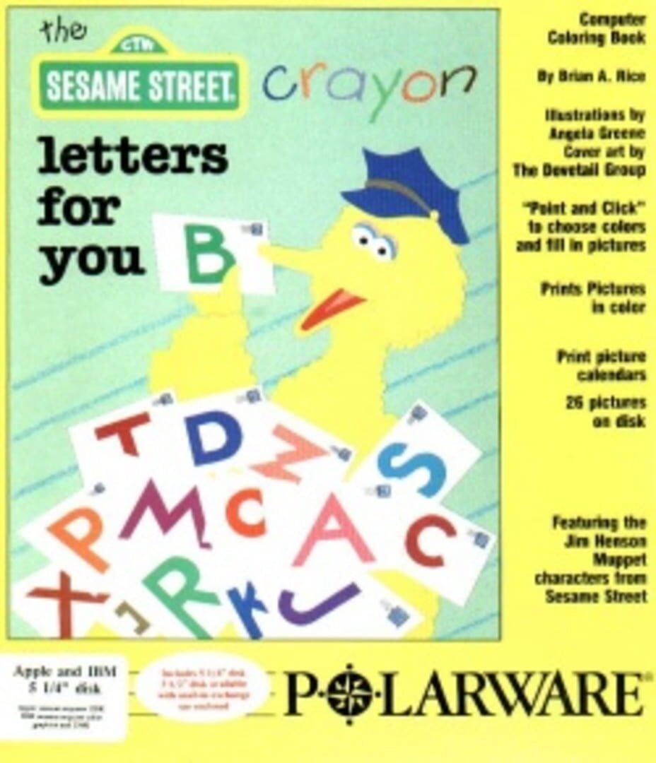 Sesame Street Crayon: Letters For You